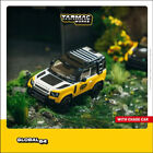 Tarmac Works 1:64 Model samochodu Land Rover Defender 90 Trophy Edition Alloy- Yellow