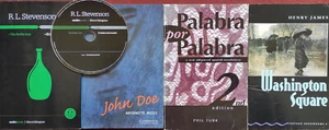 4 LIBROS INGLÉS : THE BOTTLE IMP+JOHN DOE+WASHINGTON SQUARE+PALABRA POR PALABRA - Imagen 1 de 1