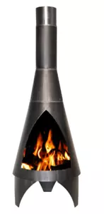 Buschbeck Gartenkamin Colorado 125 silber-schwarz 90050.000 - Bild 1 von 3