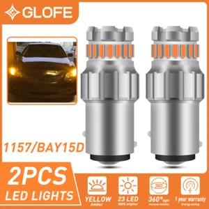 1157 Bombillas LED de señal de giro delanteras ámbar/amarillo para Honda Accord 1998-2015 - Imagen 1 de 11