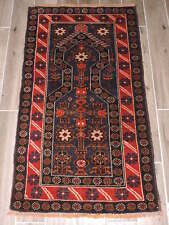 3x5ft. Authentic Handknotted Afghan Balouch Wool Rug