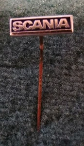 Scania Anstecknadel 90er Jahre Blau Silber - Bild 1 von 3