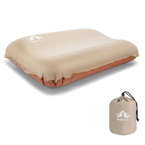 Air-Pillow Inflatable Cushions Portable Head Rest Compacts Travel Camping Hiking - Picture 1 of 8