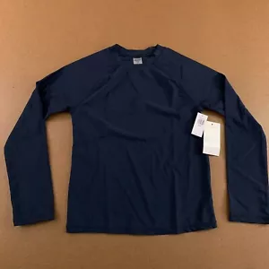 Old Navy Boys Size Medium (8) Blue Long-Sleeve Rashguard Swim Top NWT - Picture 1 of 5
