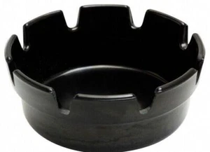Ashtrays Black Plastic Outdoor Melamine 4" Cigarette Ashtray Pub - Picture 1 of 1