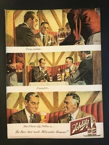 Anuncio de cerveza Schlitz 1948 - Imagen 1 de 1