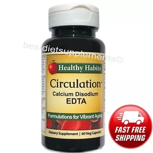 Circulation Support Calcium Disodium EDTA Supports healthy blood flow Exp 02/26 - Picture 1 of 3