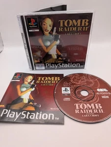 Tomb Raider II/2 - PlayStation 1 PS1 Black Label Excellent UK PAL - Picture 1 of 5