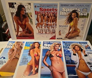 SI Swimsuit Edition Cover Posters 11x14" lot of 7: Upton, Decker, Shayk, Beyonce - Picture 1 of 10