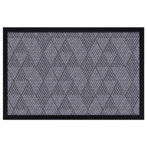 Briarwood Lane grau geometrisch groß beflockt Fußmatte - Bild 1 von 9