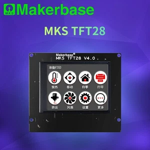 Pantalla táctil MKS TFT28 V4.0 con marco pantalla a todo color de 2,8" para impresora 3D - Imagen 1 de 2