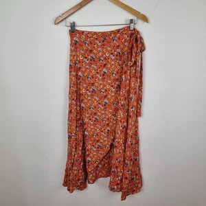 Auguste Wrap Skirt Size 12 Floral Print - Picture 1 of 6
