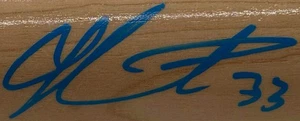Colt Keith signierter Ash Louisville Slugger Pro Stock 34" Holz Baseballschläger - Bild 1 von 3