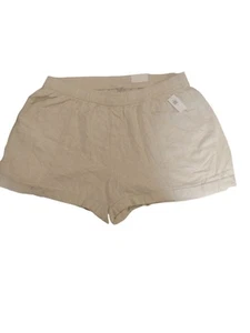 NWT Old Navy High Rise Linen Blend Shorts 3.5" Inseam Linen Womens Sz 2x Cottage - Picture 1 of 9