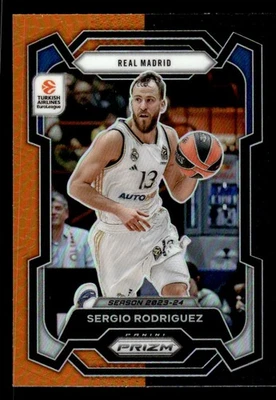 Sergio Rodriguez 2023-24 Panini Prizm Orange Black SP EuroLeague #108 - Image 1 of 2