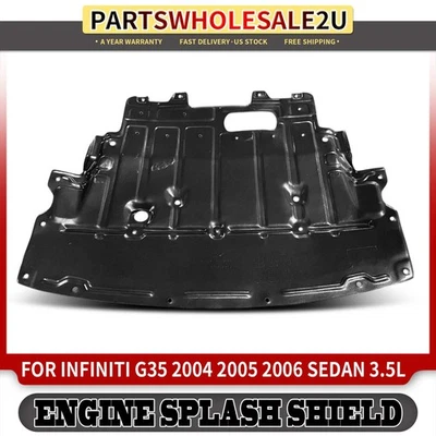 Protector contra salpicaduras de motor delantero inferior para INFINITI G35 2004-2006 75892AL80A AWD Foto 1 de 4