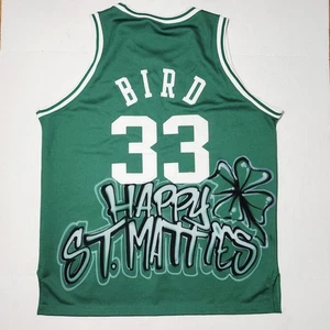 LESEN Larry Bird Green Boston Celtics NBA Hardwood Classics 1985-86 Größe 52 - Bild 1 von 24