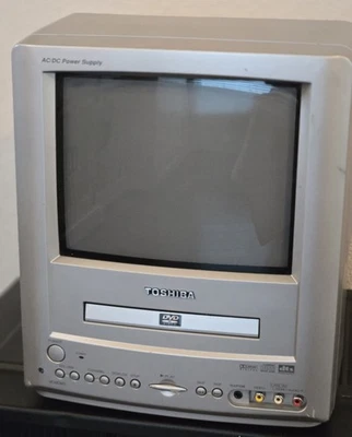Toshiba 9 Inch Crt TV DVD Combo *READ Description* - Image 1 of 4