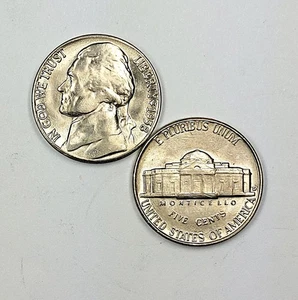 Jefferson 1958 D sin circular níquel elección a gema bu - Imagen 1 de 2