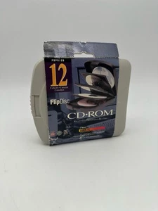 Laserline Holds 12 CD Storage Hard Flip Cases Games Bluray Disc Holder - Afbeelding 1 van 7
