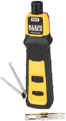 Klein Tools VDV427-300 Impact Punchdown Tool with 66/110 Blade, Reliable CAT Cab - Image 1 of 4