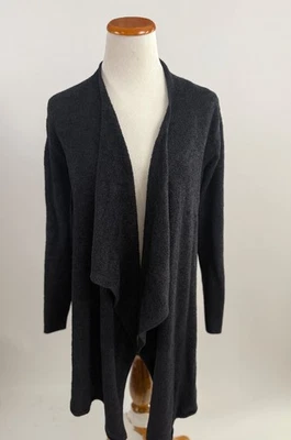 Cárdigan Suéter BAREFOOT DREAMS Negro Bambú Chic Lite Cascada S/M Foto 1 de 4