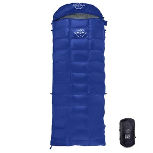 0 20 Degrees F Camping Sleeping Bag for Adults,4 Season Rectangle Down Fiber ... - Bild 1 von 6