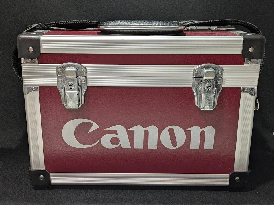 Canon Original Aluminum Trunk Hard Case Camera Lens Storage Box From Japan - Image 1 of 4