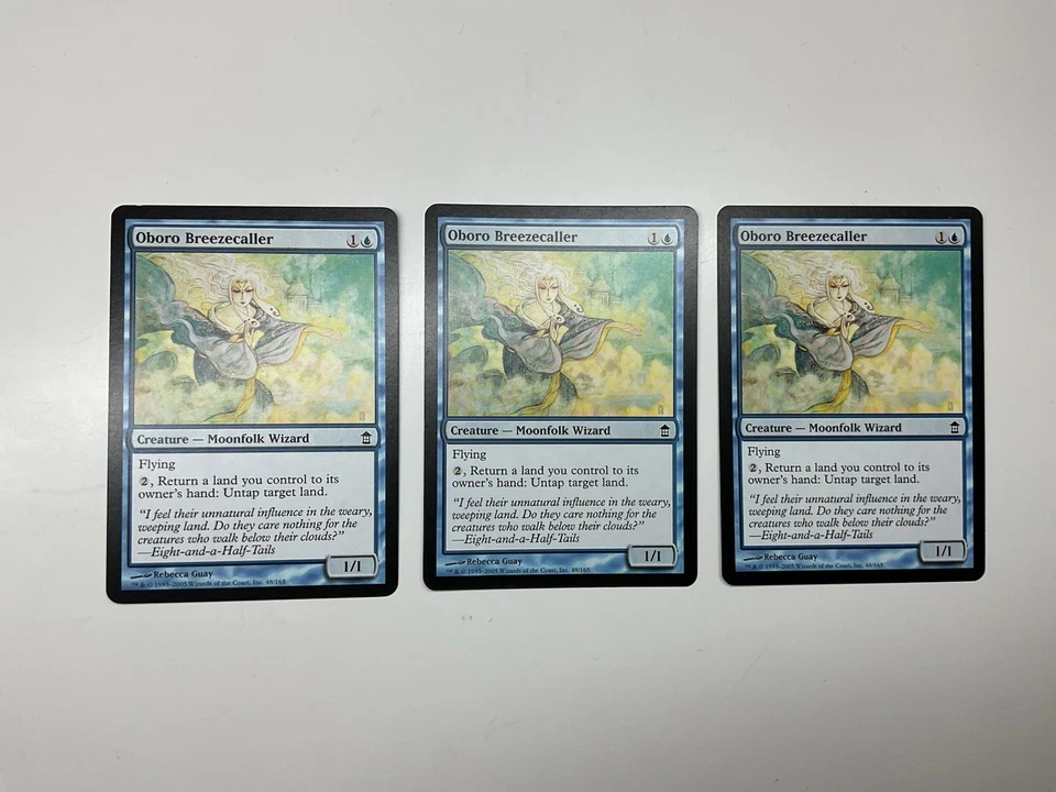 MTG Magic Saviors of Kamigawa SOK 3x Oboro Breezecaller / Oboro-Briesenrufer NM - Bild 1 von 1