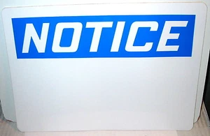 Lot Of Construction Signs For Office Job Site 5 Signs Notice Write On Type 56E - Picture 1 of 4