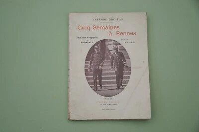 Affaire Dreyfus L. Rogès Cinq semaines à Rennes 1899 200 photographies Gerschel - Photo 1/4