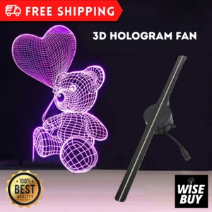 3D Hologramm Lüfter Display - 16,5" WiFi LED Projektor mit 224 Lichtperlen, 2000x22 - Bild 1 von 8