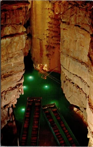 Crystal Lake in Mammoth Cave National Park KENTUCKY CHROME POSTCARD B9 - Picture 1 of 2