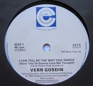 VERN GOSDIN - I Can Tell By The Way You Dance - Ex Con 7" Single Compleat CP 122 - Picture 1 of 1