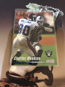 Charles Woodson #34 Raiders 1999 Topps Stadium Club ""Único en su tipo"" #d/150 SP - Imagen 1 de 2