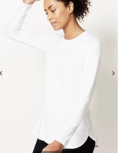 Eileen Fisher Fit Performance Long Sleeve Tee PL - Picture 1 of 1