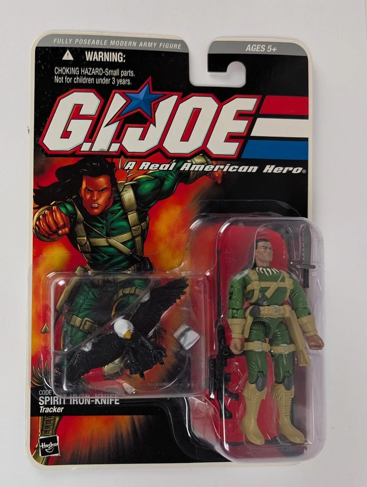 GI Joe DTC Spirit Iron Knife Action Figure Carded 2005 Tracker 3.75 O-ring - Image 1 of 1