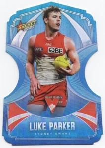 2020 AFL Select Luke Parker Ice Blue Die-Cut Sydney Swans #BDC127 - Picture 1 of 2
