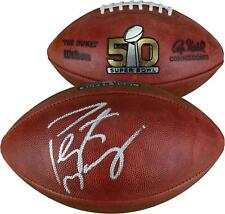 Peyton Manning Denver Broncos Signed Super Bowl 50 Football
