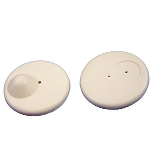250 etiquetas de fusible RF U50 beige Ø50 8,2 MHz fusible de mercancías fusible de artículo - Imagen 1 de 2