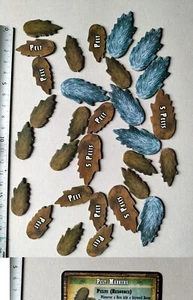 PELT MARKERS TOKENS & CARD /SHADOWS OF BRIMSTONE/GATES OF VALHALLA M676 - Imagen 1 de 1