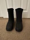 TOTES BLACK ALL WEATHER SIDE ZIP LADIES 8W BOOTS THERMOLITE INSOLES FOR WARMTH