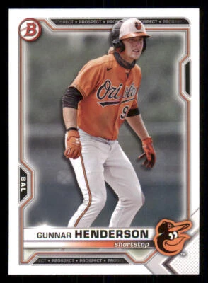2021 Bowman Draft #BD175 Gunnar Henderson - Image 1 of 2