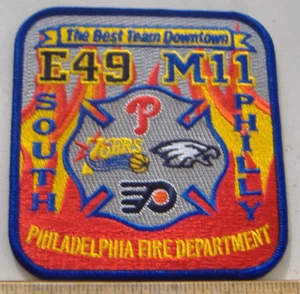 PHILADLPHIA FIRE DEPT E47 M 11 PA FABRIC PATCH - Picture 1 of 1