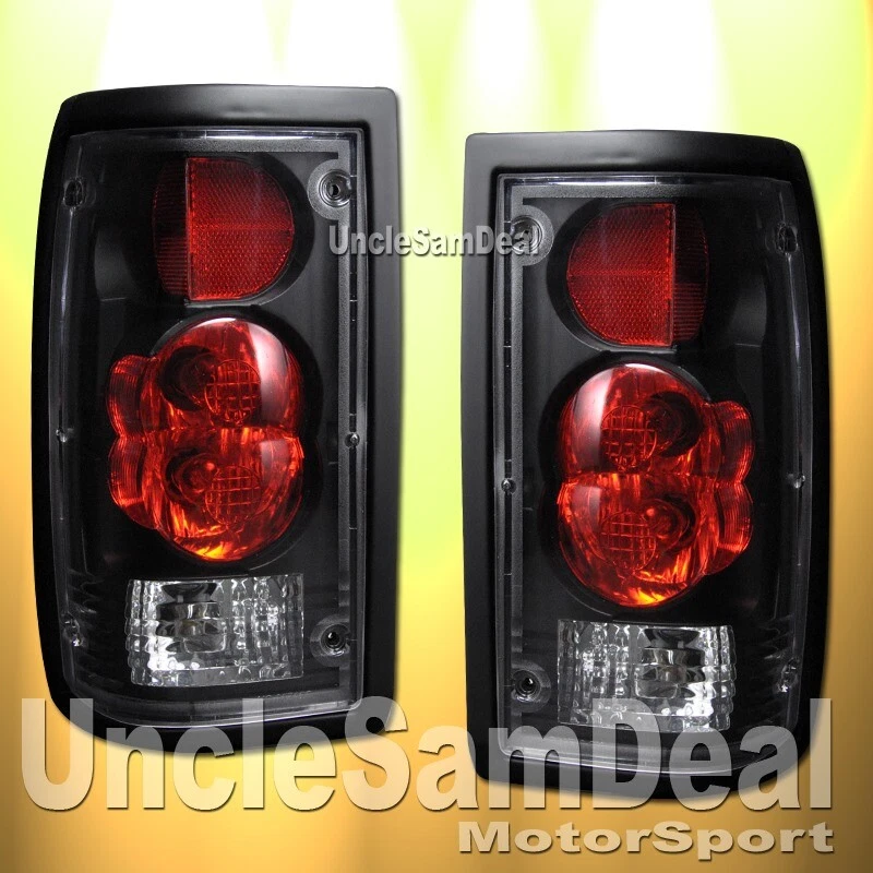 适用于 86-93 MAZDA B-SERIES PICKUP 黑色房屋透明尾灯对直接贴合 — 第 1/2 张图片