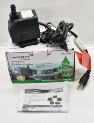 Little Giant PondWorks 雕像喷泉泵 PES-130-PW — 第 1/2 张图片