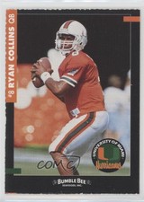 1993 Bumble Bee Miami Hurricanes Ryan Collins #8