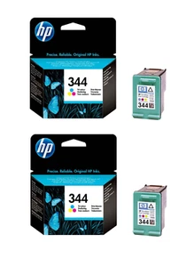 2x BEZ OPAKOWANIA HP 344 kolorowe wkłady atramentowe (C9363E) - DARMOWA DOSTAWA W WIELKIEJ BRYTANII! VAT w tym - Zdjęcie 1 z 3