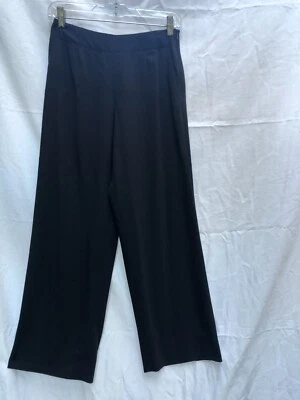 Pantalones de vestir Giorgio Armani para mujer Treasures gris medio lana calce suelto Foto 1 de 4