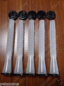5pk GAS CAN SPOUTS +STOPPERS Gott Rubbermaid RotopaX Blitz Midwest Scepter Igloo - Picture 1 of 10